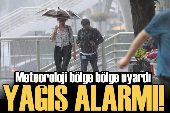 Meteoroloji den kuvvetli yağış ve rüzgar uyarısı!